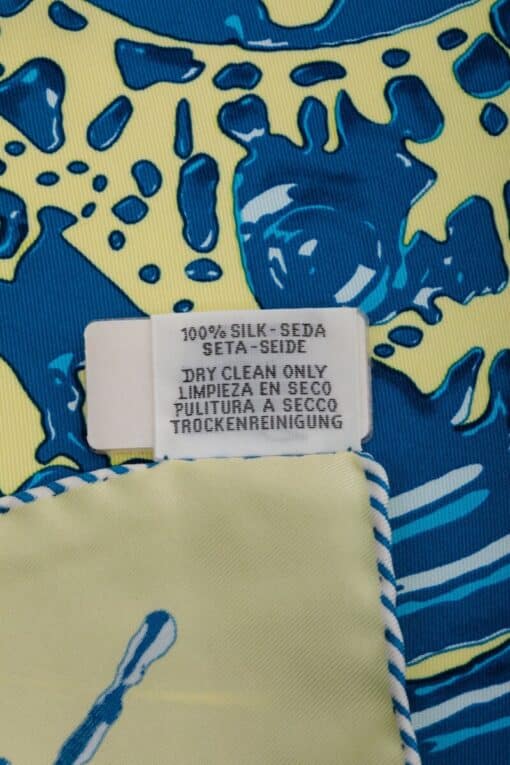 HERMES Gavroche Carré 45 Silk Peinture Fraiche. - Image 5