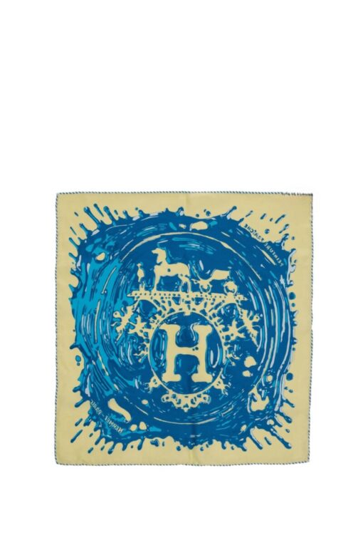 HERMES Gavroche Carré 45 Silk Peinture Fraiche. - Image 3
