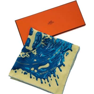 HERMES Gavroche Carré 45 Silk Peinture Fraiche.