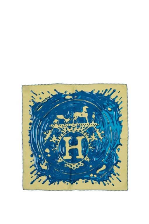 HERMES Gavroche Carré 45 Silk Peinture Fraiche. - Image 6