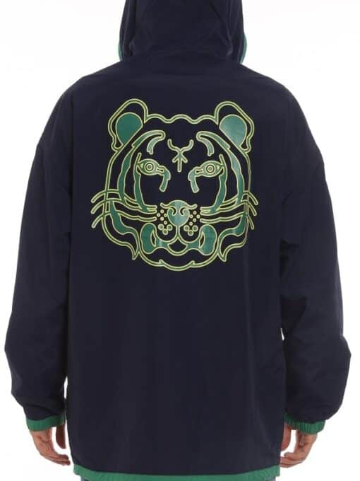 Kenzo K-Tiger Zipped Hooded Gents Oversized Medium Jacket - Image 3
