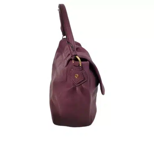 Marc Jacobs Burgundy Leather Classic Q Shoulder Bag - Image 3