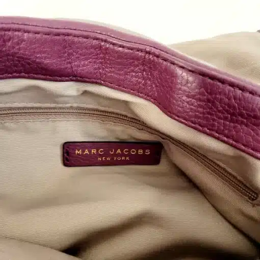 Marc Jacobs Burgundy Leather Classic Q Shoulder Bag - Image 6