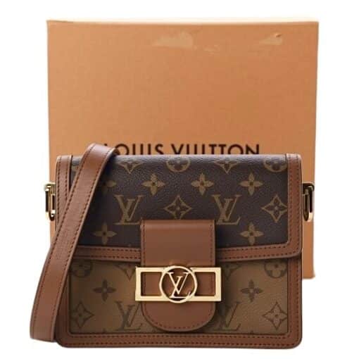 Louis Vuitton Reverse Monogram Dauphine Mini Shoulder Crossbody Bag - Image 9