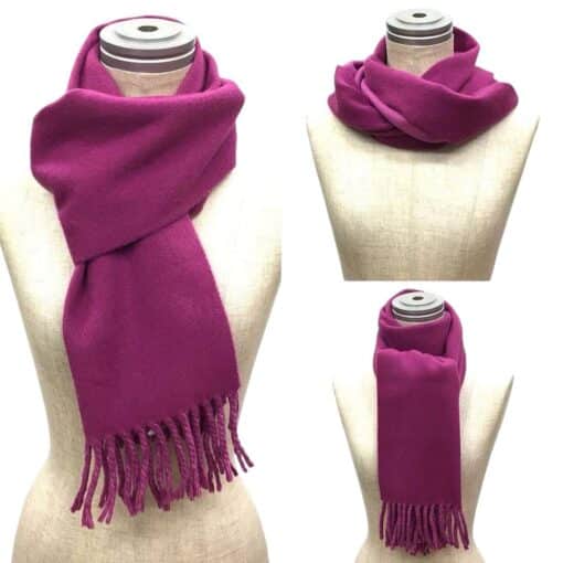 Hermès Scarf 100% Cashmere in Pink. - Image 5