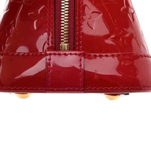Louis Vuitton Vernis Leather Alma PM Pomme D'Amour Handbag - Image 7