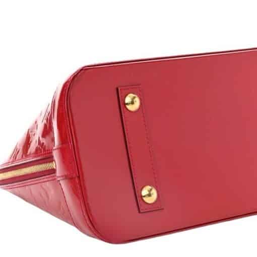 Louis Vuitton Vernis Leather Alma PM Pomme D'Amour Handbag - Image 10