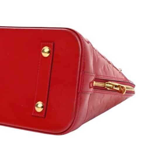 Louis Vuitton Vernis Leather Alma PM Pomme D'Amour Handbag - Image 11