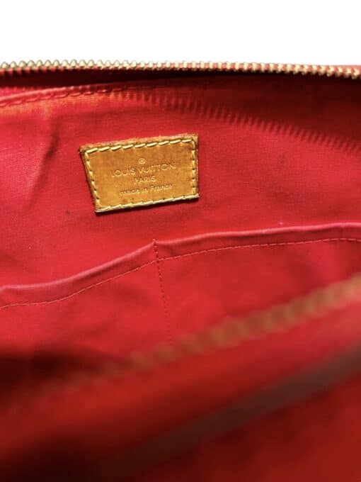 Louis Vuitton Vernis Leather Alma PM Pomme D'Amour Handbag - Image 6