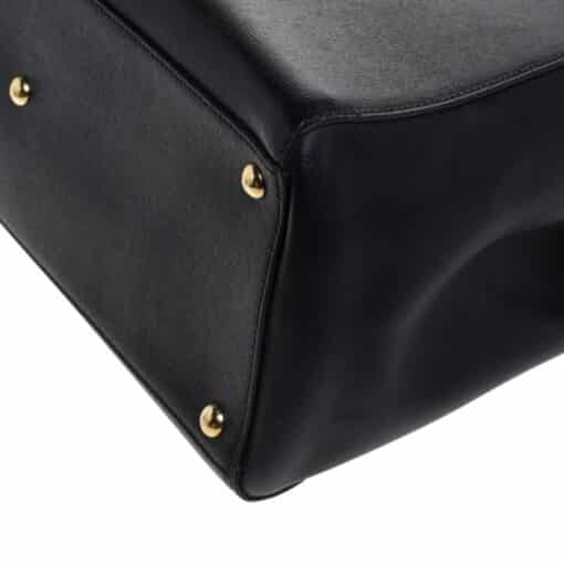 Fendi Black Leather Medium 2jours Tote Shoulder Bag - Image 2