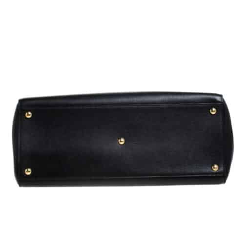 Fendi Black Leather Medium 2jours Tote Shoulder Bag - Image 11