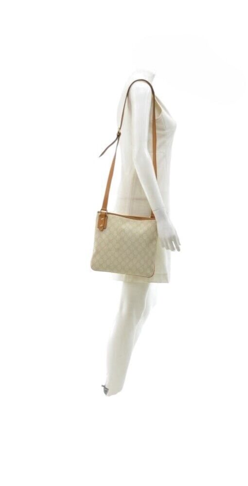 GUCCI GG Monogram Canvas Beige Crossbody Bag - Image 11