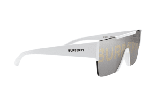 BURBERRY Rectanglular White Sunglasses