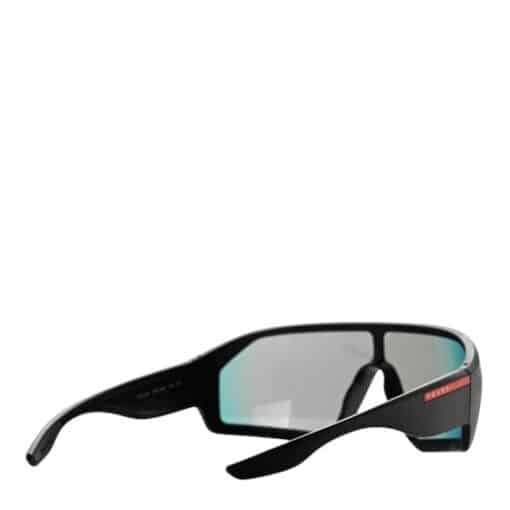 PRADA Acetate Linea Rossa Impavid Black Sport Sunglasses - Image 2