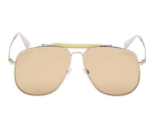 Tom Ford Unisex Sunglasses in Gold Frame