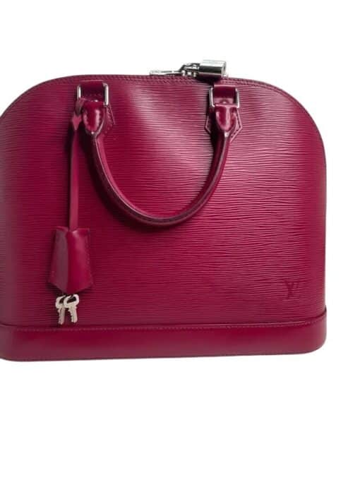 Louis Vuitton Alma Epi Leather PM Fuchsia. - Image 11