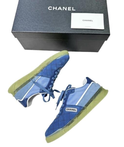 CHANEL Ladies Quilted Trainers (Size 35.5) - Image 7