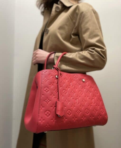 Louis Vuitton Empreinte Montaigne MM Poppy Shoulder Bag - Image 16
