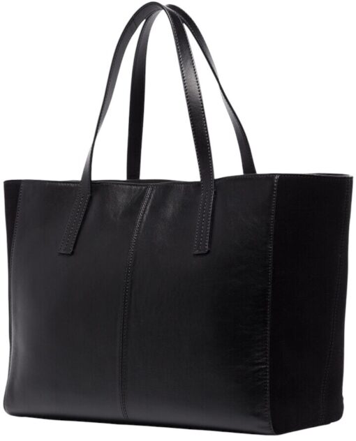 See By Chloe Tilda Mix Leather Suede Tote Shopper In Black - Image 3