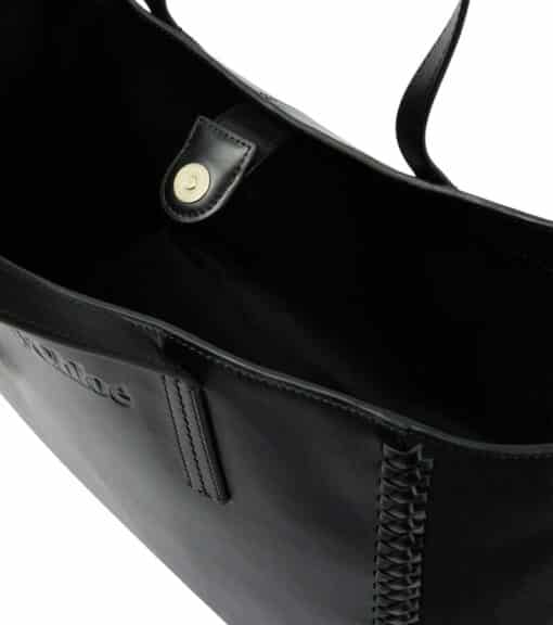 See By Chloe Tilda Mix Leather Suede Tote Shopper In Black - Image 4