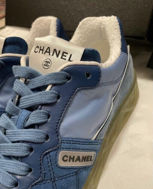 CHANEL Ladies Quilted Trainers (Size 35.5) - Image 11