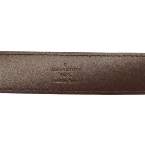 Louis Vuitton Damier Ebene 25mm LV Initiales Belt 90.35 - Image 2