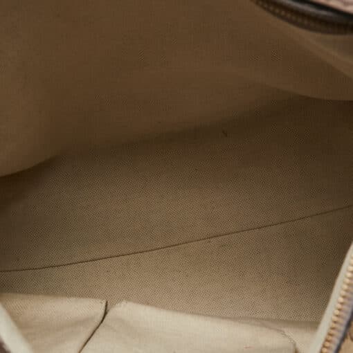 Gucci Beige GG Canvas and Leather Mayfair Hobo Shoulder Bag - Image 3