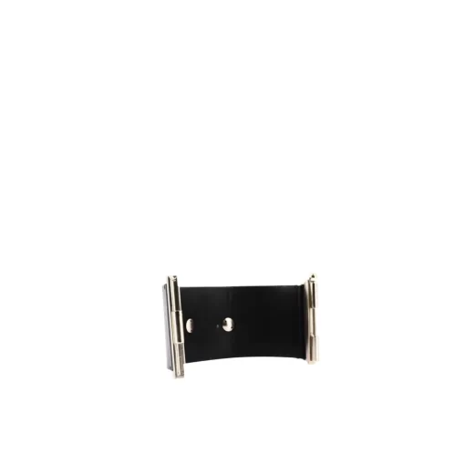 Chanel Leather CC Cuff Bracelet in dark Brown - Image 4