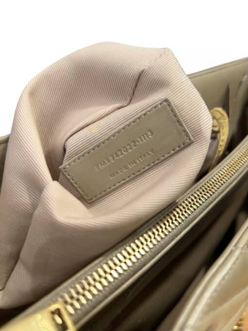 SAINT LAURENT Lambskin Matelasse Chevron Tote Bag - Image 13
