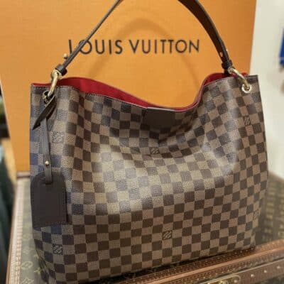 Louis Vuitton Damier Ebene Graceful MM Shoulder Bag