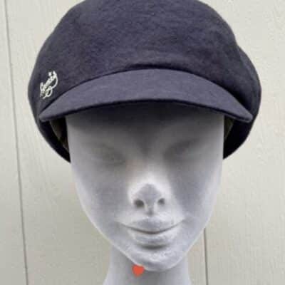 HERMÈS Davis H Primavera Ladies Cap Dark Navy 56