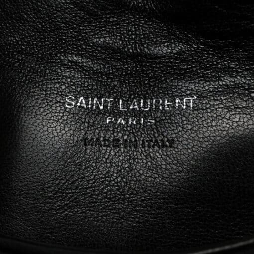 SAINT LAURENT Lambskin Monogram Loulou Puffer Pouch Clutch in Black - Image 4