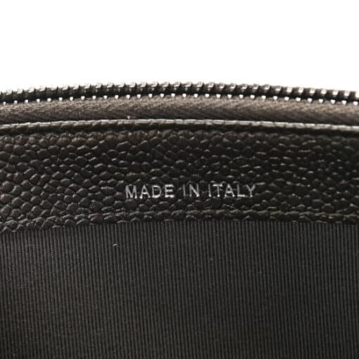 CHANEL Caviar Quilted Mini Crossbody Bag with Chain Dark Charcoal - Image 5