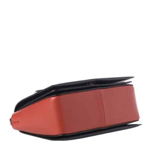 CELINE Smooth Calfskin Medium Frame Shoulder Bag Dark Navy Claycourt - Image 6