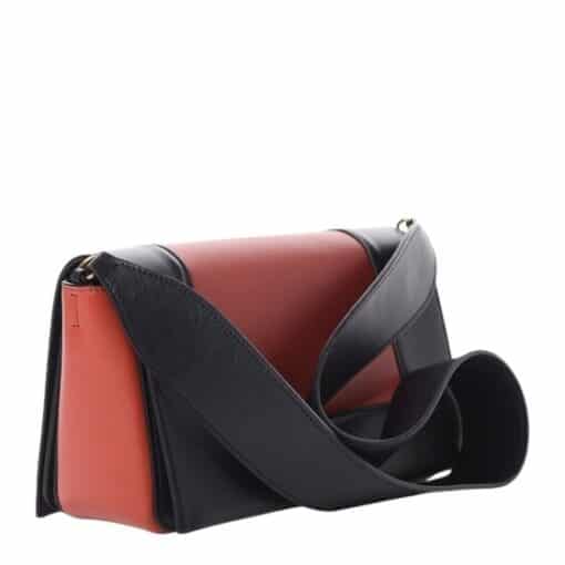 CELINE Smooth Calfskin Medium Frame Shoulder Bag Dark Navy Claycourt - Image 8