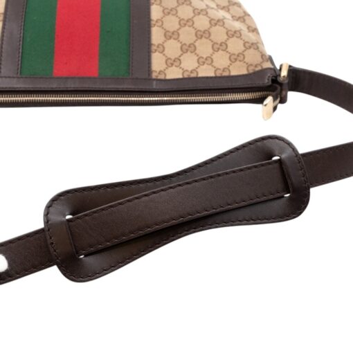 Gucci Saddle Messenger Medium GG Supreme Bag - Image 11