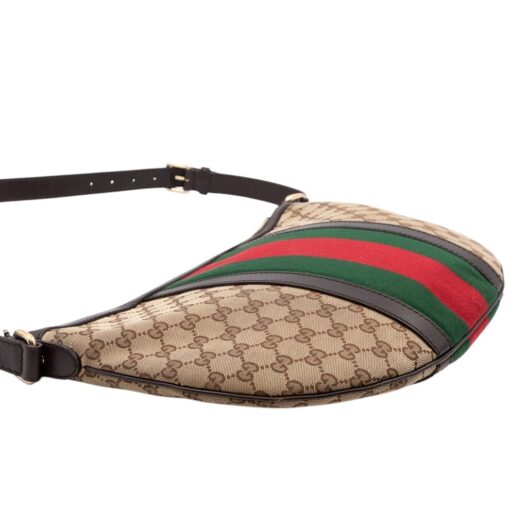 Gucci Saddle Messenger Medium GG Supreme Bag - Image 3