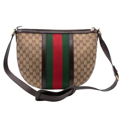 Gucci Saddle Messenger Medium GG Supreme Bag - Image 12