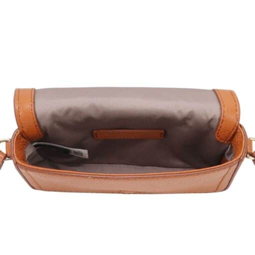 Marc Jacobs Women's Mini Leather Crossbody Smoked Almond Bag. - Image 3