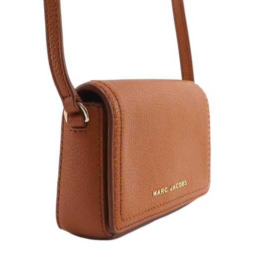 Marc Jacobs Women's Mini Leather Crossbody Smoked Almond Bag. - Image 5