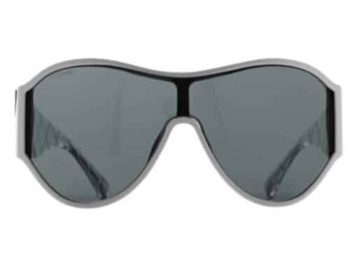 CHANEL Acetate Quilted Sunglasses White. - Image 8