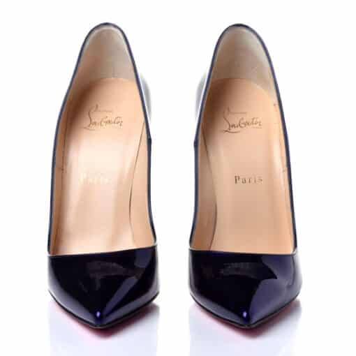 Christian Louboutin Glossy Patent So Kate 120 Pumps Electro (Size 37.5) - Image 5
