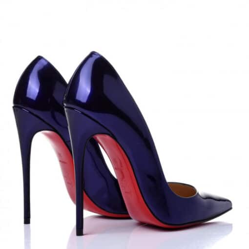 Christian Louboutin Glossy Patent So Kate 120 Pumps Electro (Size 37.5) - Image 3
