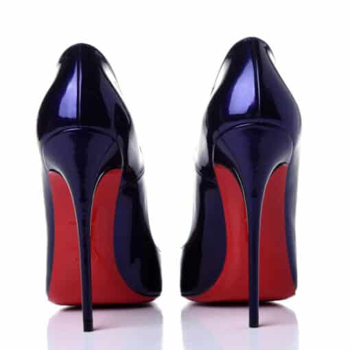 Christian Louboutin Glossy Patent So Kate 120 Pumps Electro (Size 37.5) - Image 2