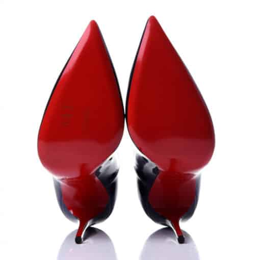 Christian Louboutin Glossy Patent So Kate 120 Pumps Electro (Size 37.5) - Image 9