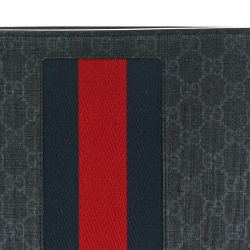 GUCCI GG Supreme Monogram Selleria Calfskin Web New Web Cosmetic/ Clutch Bag. - Image 5