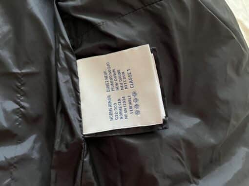 Moncler Parka Black and Cream Ladies Coat (Size S/M) - Image 2