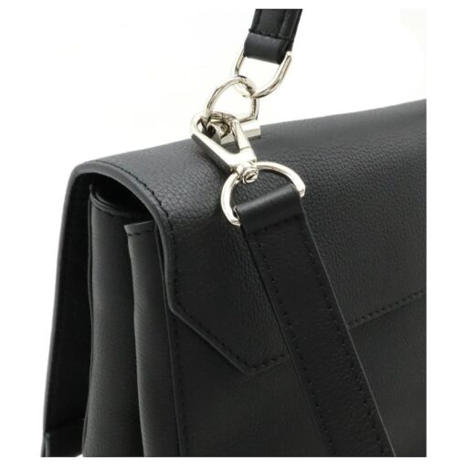 Louis Vuitton Black Calfskin Leather Lockme II Bag. - Image 8