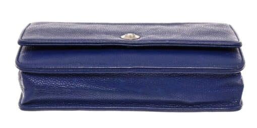 CHANEL Caviar Leather Wallet on Chain WOC Blue. - Image 12
