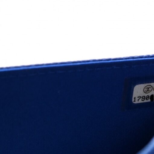 CHANEL Caviar Leather Wallet on Chain WOC Blue. - Image 4